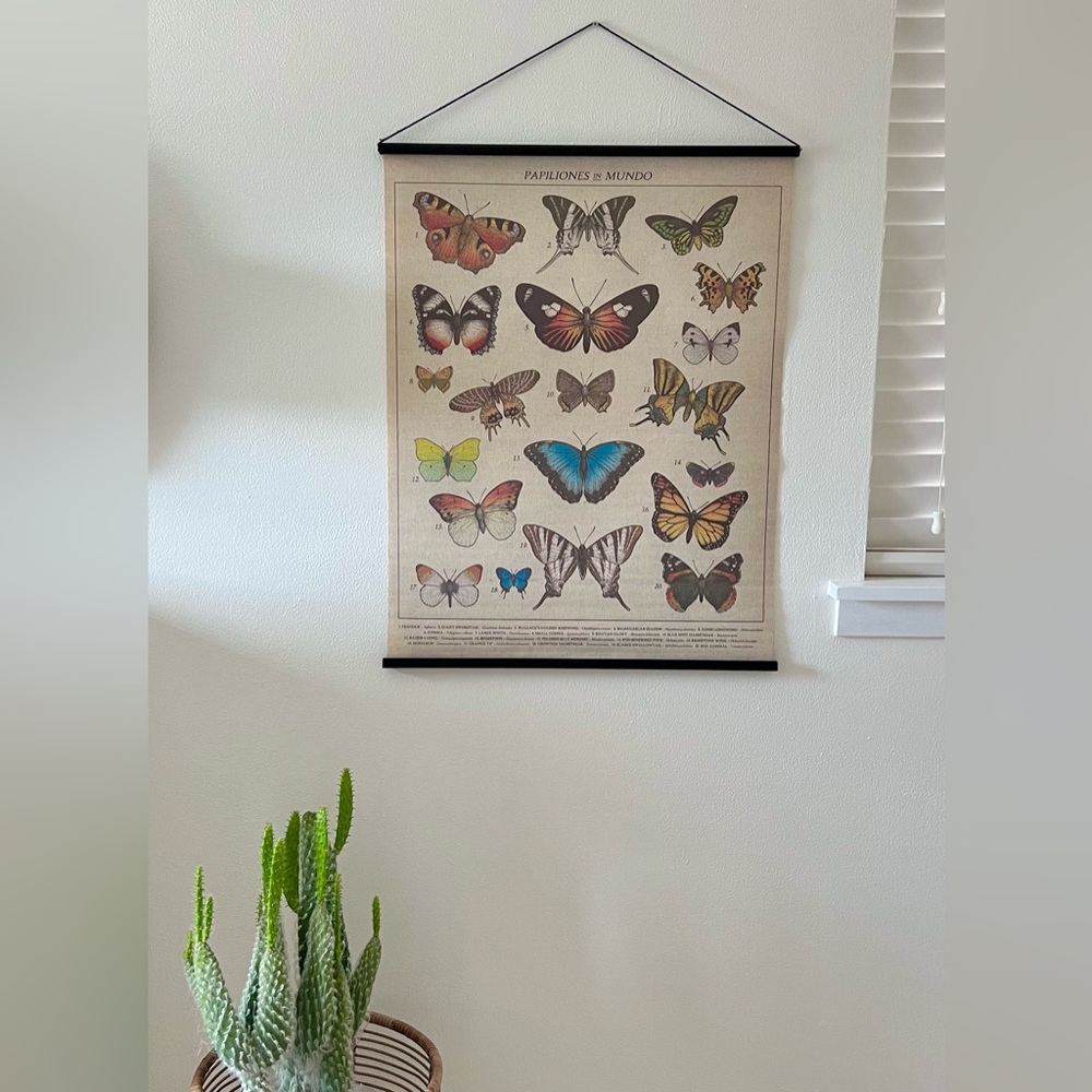 EBX Butterflies in the World Wall Hanging